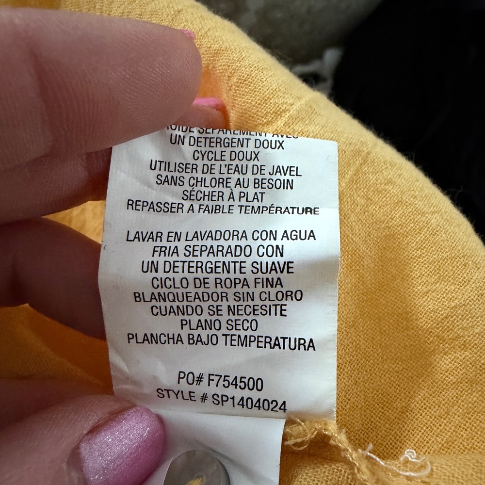 O’Neill Belizin Yellow Cover-Up | Size M | NWT - Picture 8 of 16